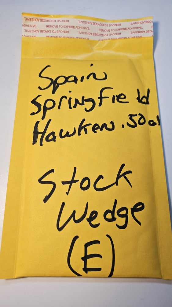 Spain Springfield Hawken Sidelock Muzzleloader Stock Wedge (E)