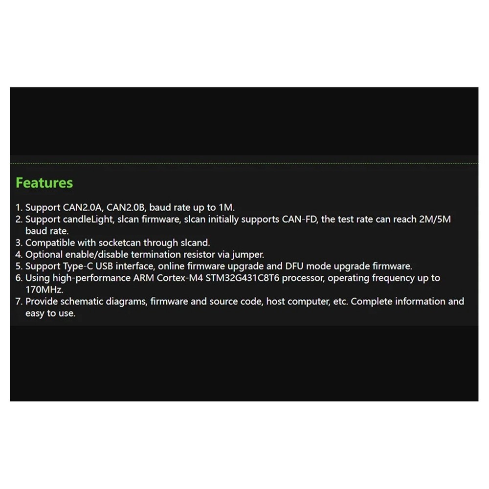 CANable V2.0 Pro CANbus Transceiver USB to Protocol Analyzer Adapter2121