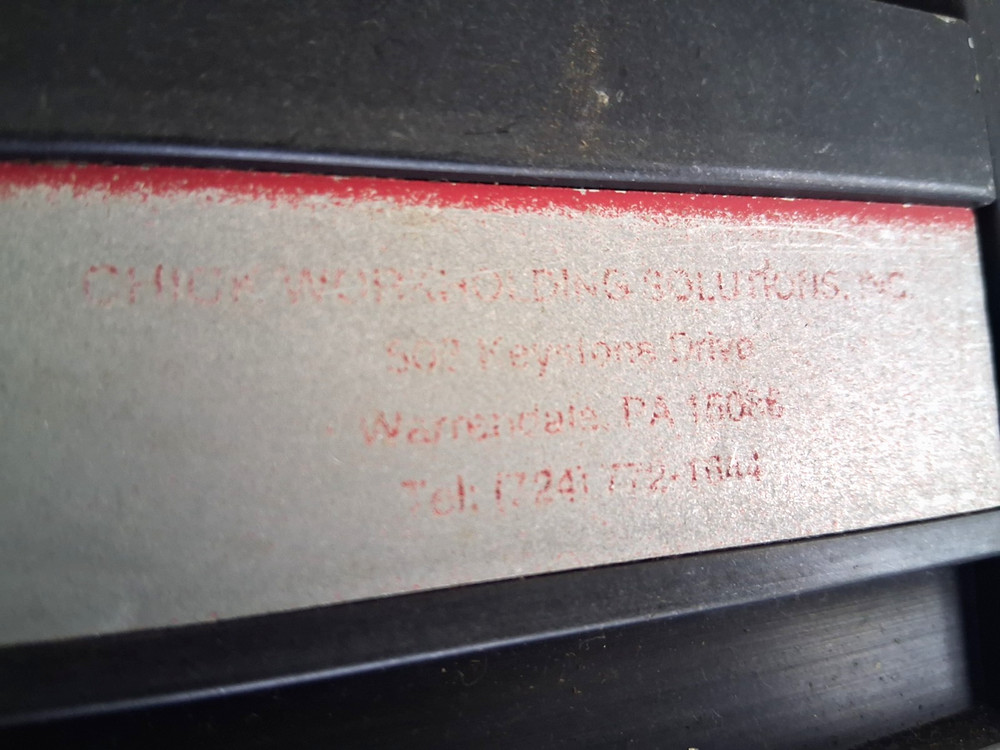 Chick QL6 6" Qwik-Lok CNC workholding system. VISE