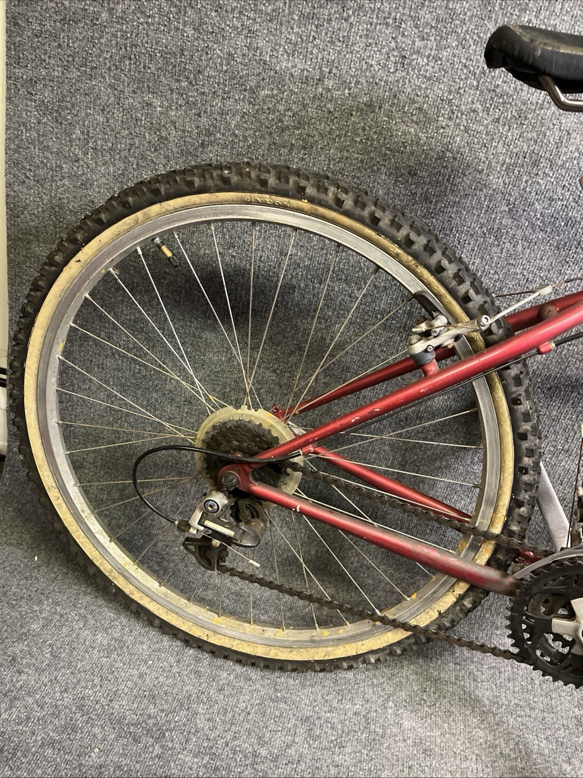 BARRACUDA A2B “TREE AMIGOS” Red/White MOUNTAIN BIKE OG DURANGO, CO RARE 1994