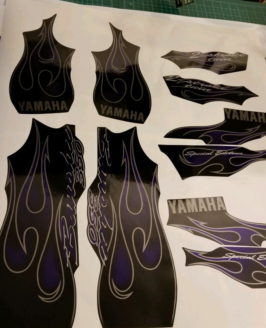 yamaha banshee full graphics kit 2006 updated!!!