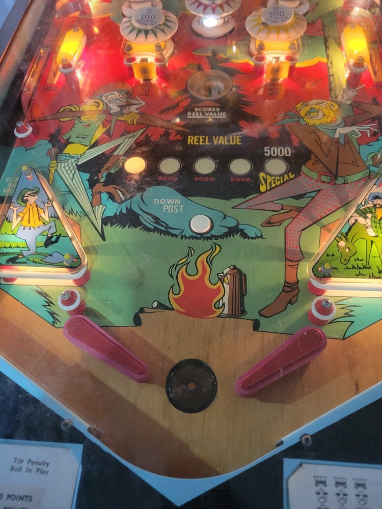 Williams Klondike Pinball Machine