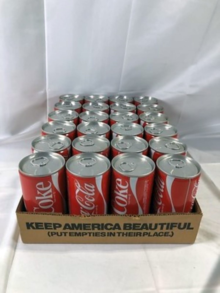 Coca-Cola Classic 12oz Can 24-Pack 1980s Empty