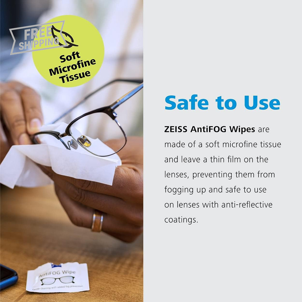 Antifog Wipes, 120 Count