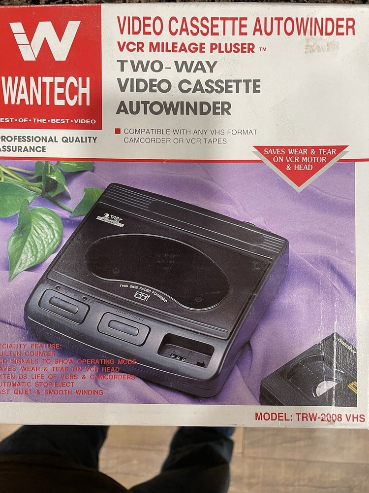 Video Cassette Auto Rewinder
