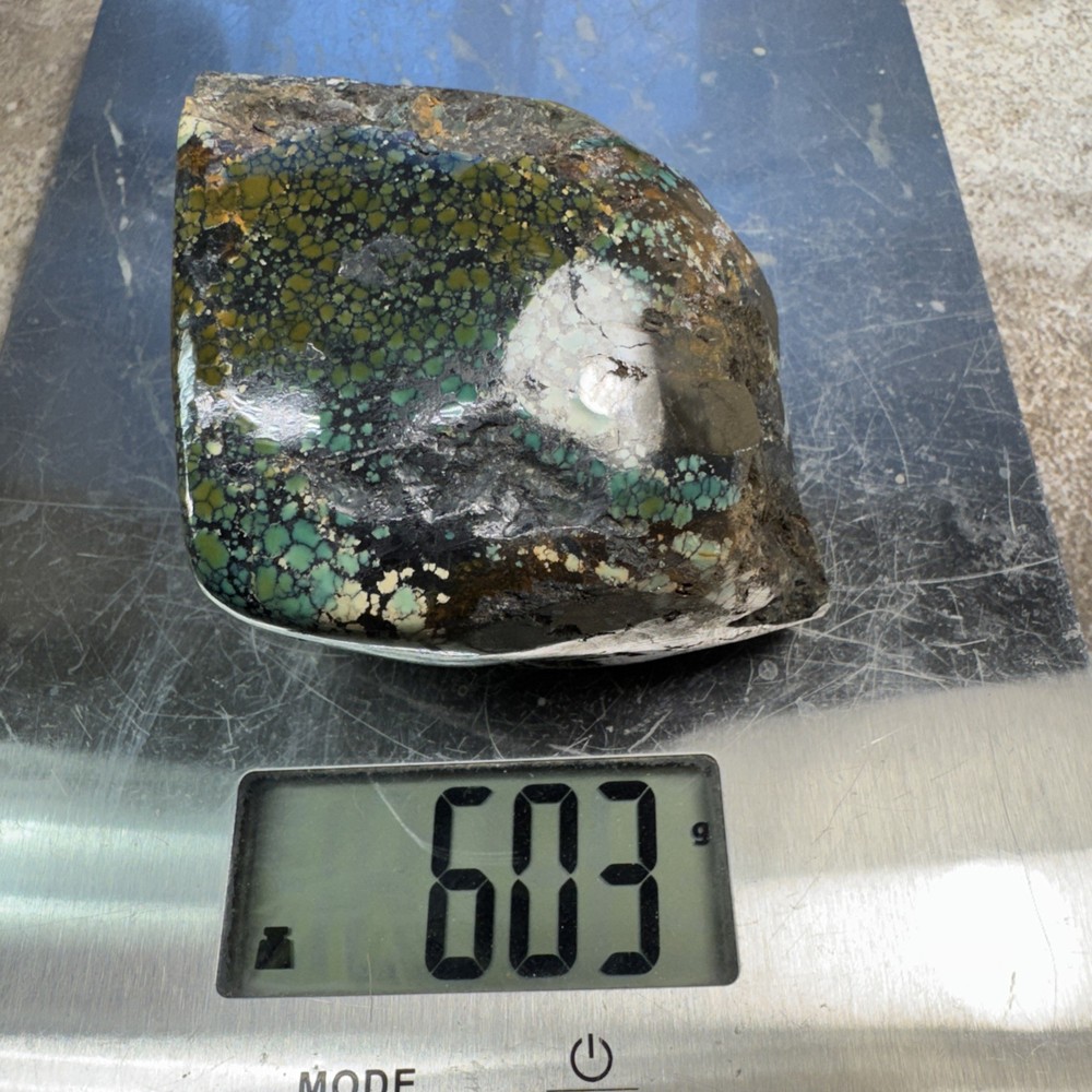 603 Grams Micro Spiderweb Hubei Nugget Stabilized Solid No Host Rock Muti Color