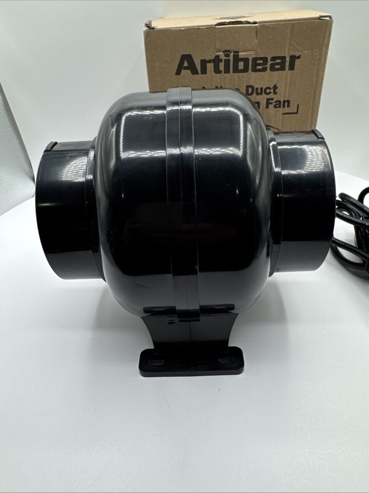Artibear 3.5 Inch 168 CFM Inline Duct Ventilation Fan with 2 Speed Controller