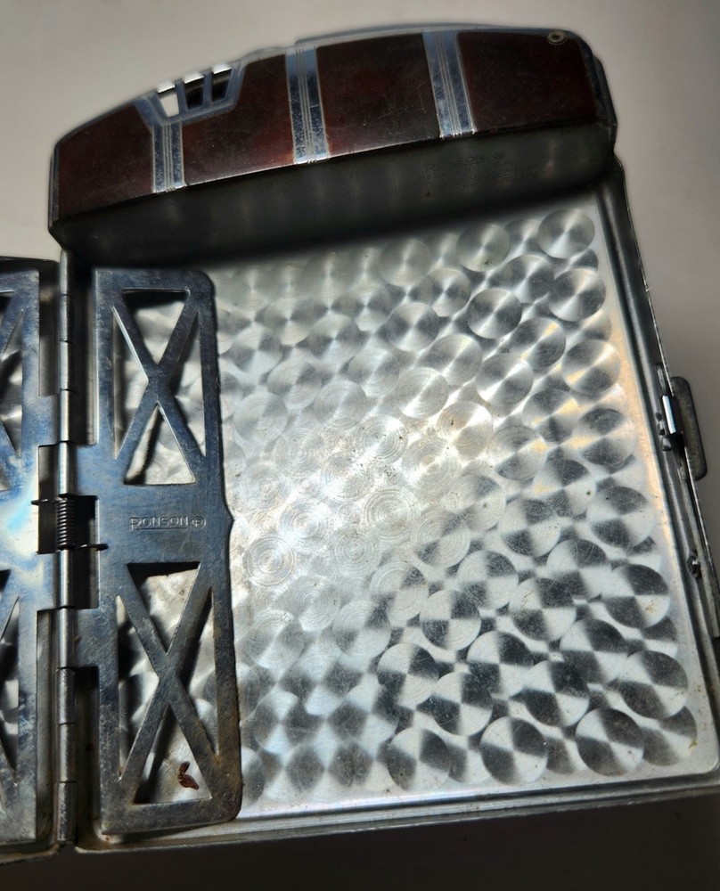 Art Deco Ronson Cigarette Lighter/Case Combination