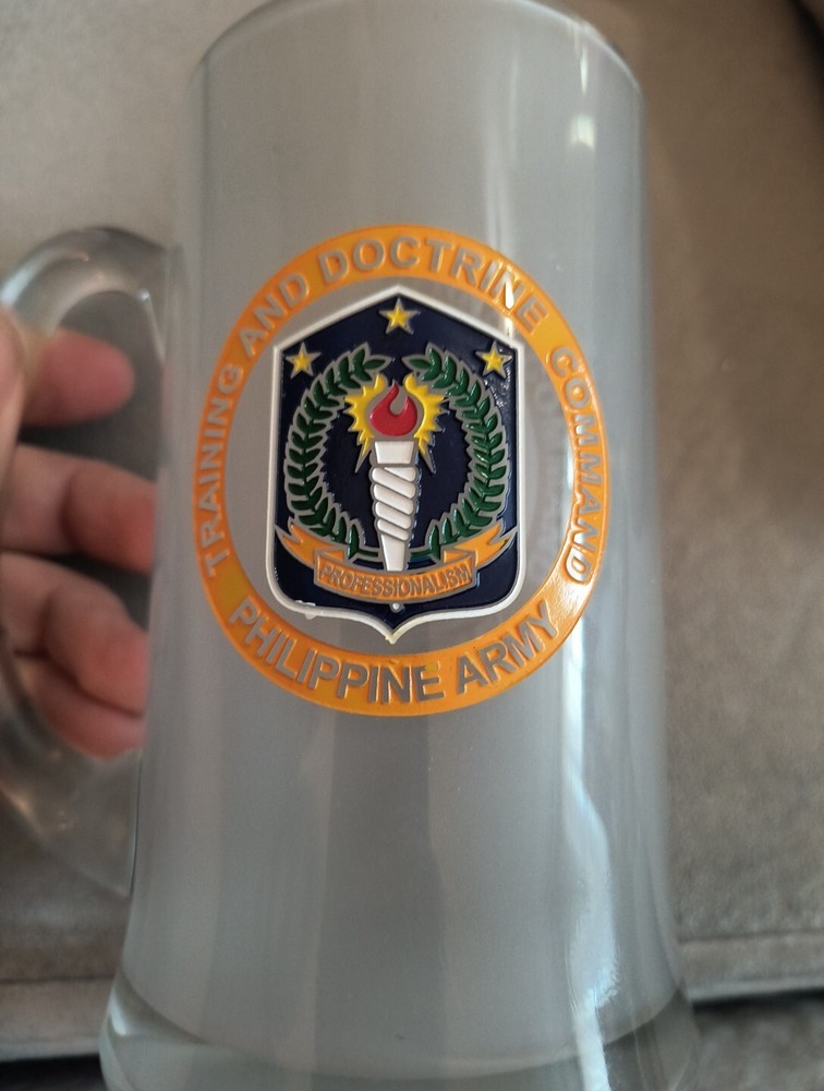 Philippine Army Training And Doctrine Command Beer Mug