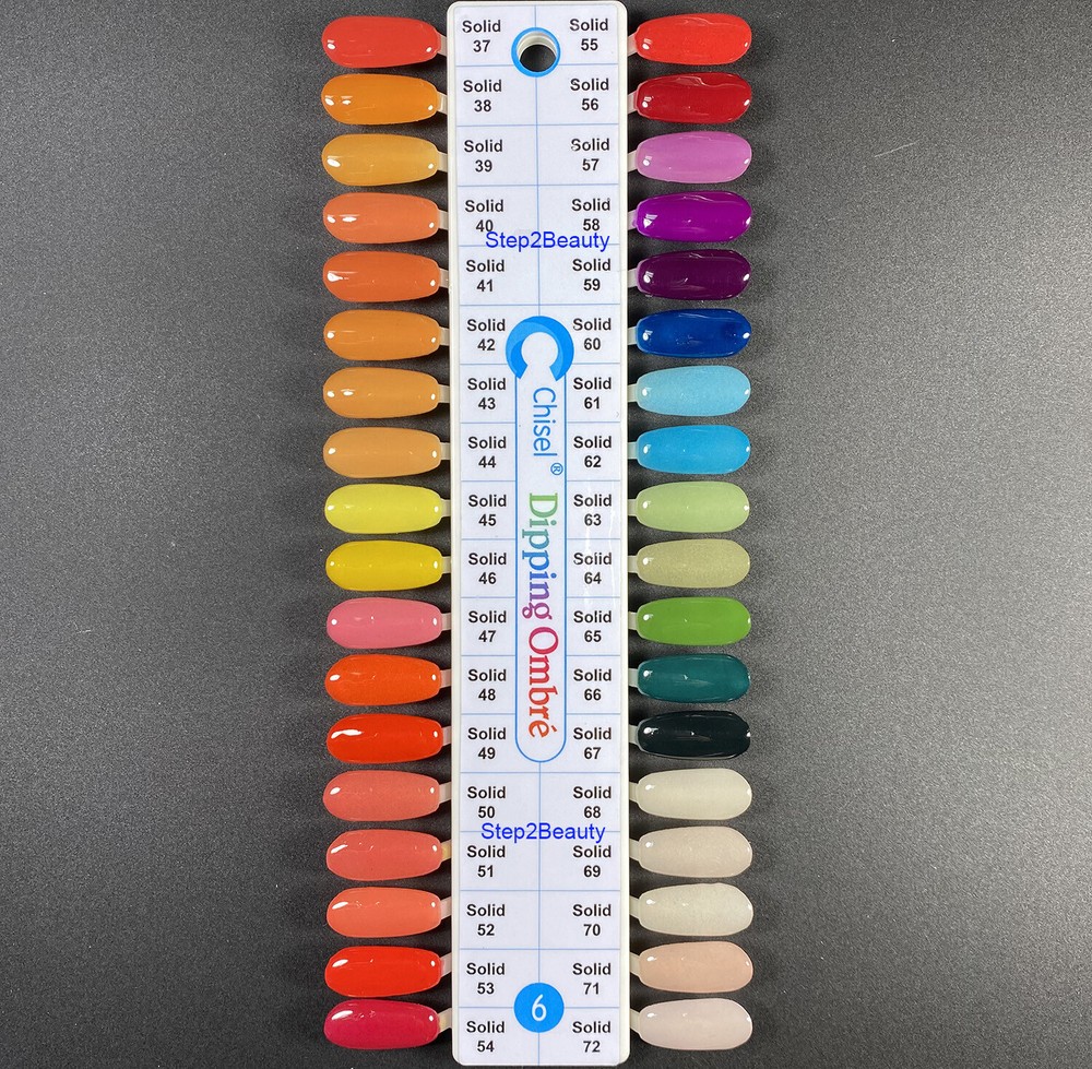 Chisel Nail Art 2 in 1 Acrylic & Dipping Powder 2 Oz - Solid 35