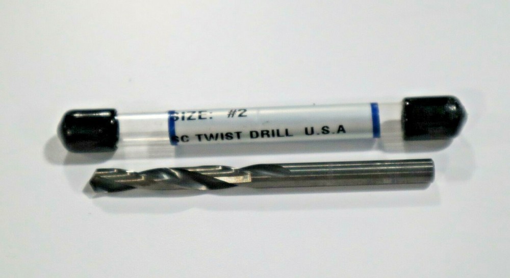 #2 CARBIDE DRILL, 2 FLUTE            B348