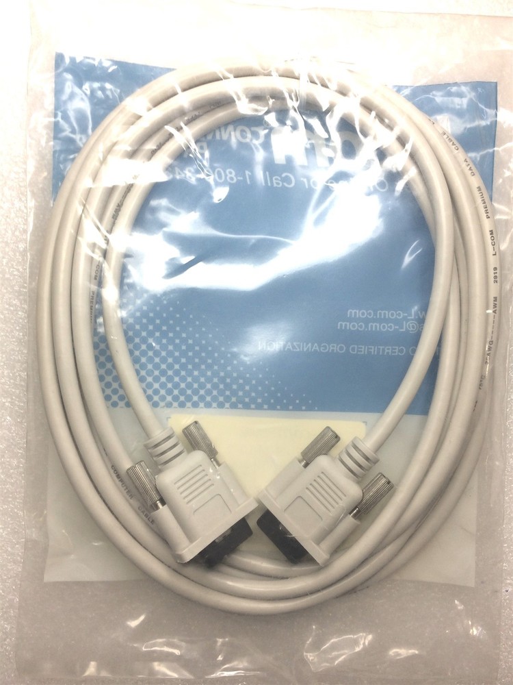 CS2N9MM-10 LCOM CABLE 10' DB9M TO DB9M 1 UNIT