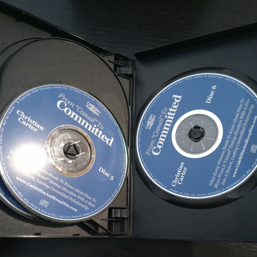 Christian Carter CD set "From "Casual" To Committed" secure lasting relationship