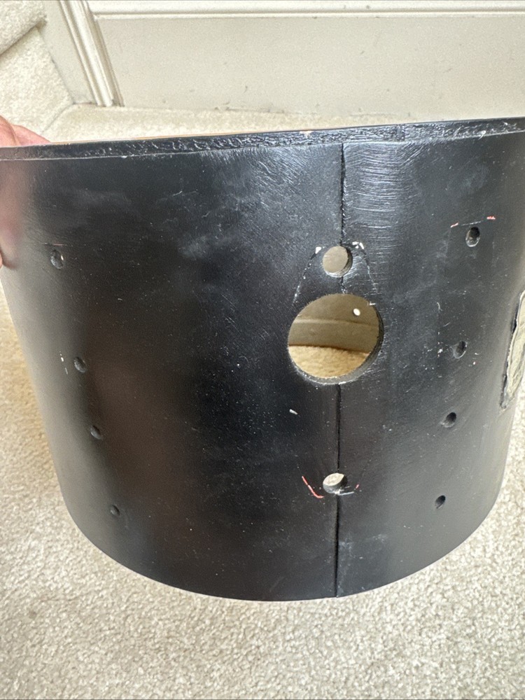 Vintage 70s Rogers Tom Drum Shell Project 12” x 8”