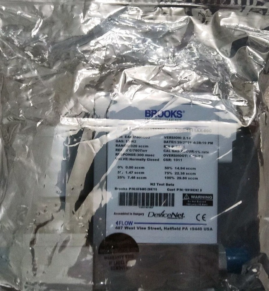 New Mass Flow Controller Brooks Instruments GF040C