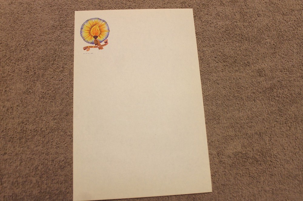 Original WW2 U.S. Home Front Patriotic Letter Head and Matching Envelope Set