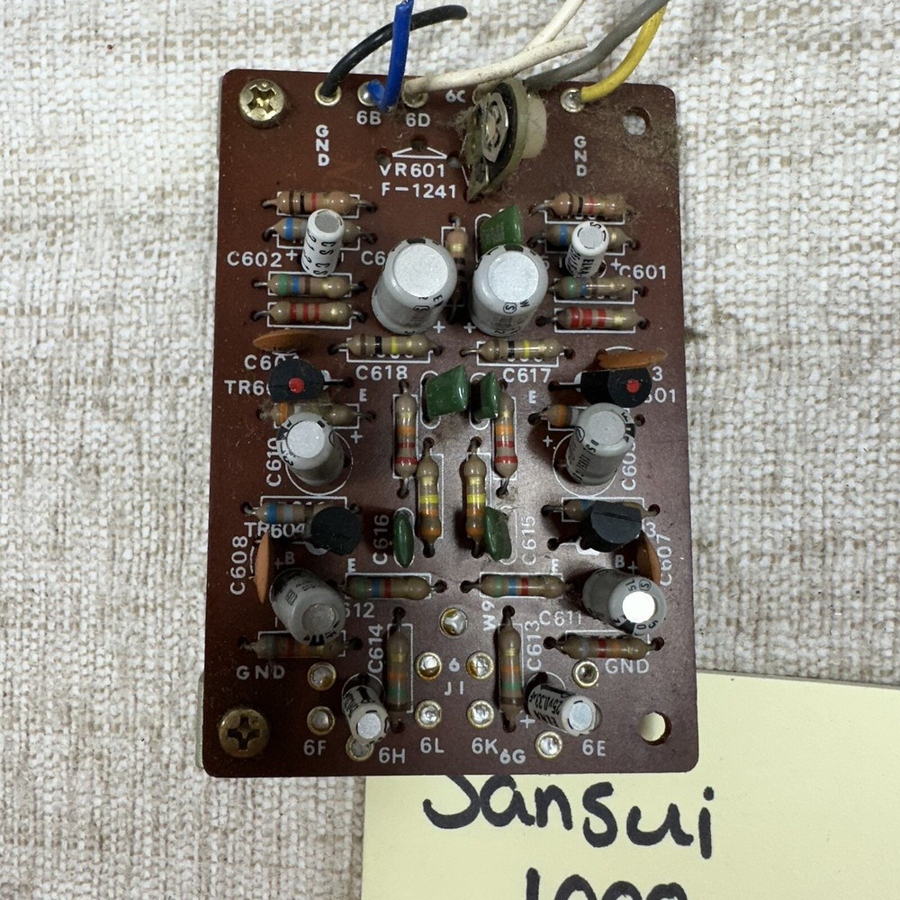 Sansui 1000x Receiver Parts - Eq Board F-1241 - Read