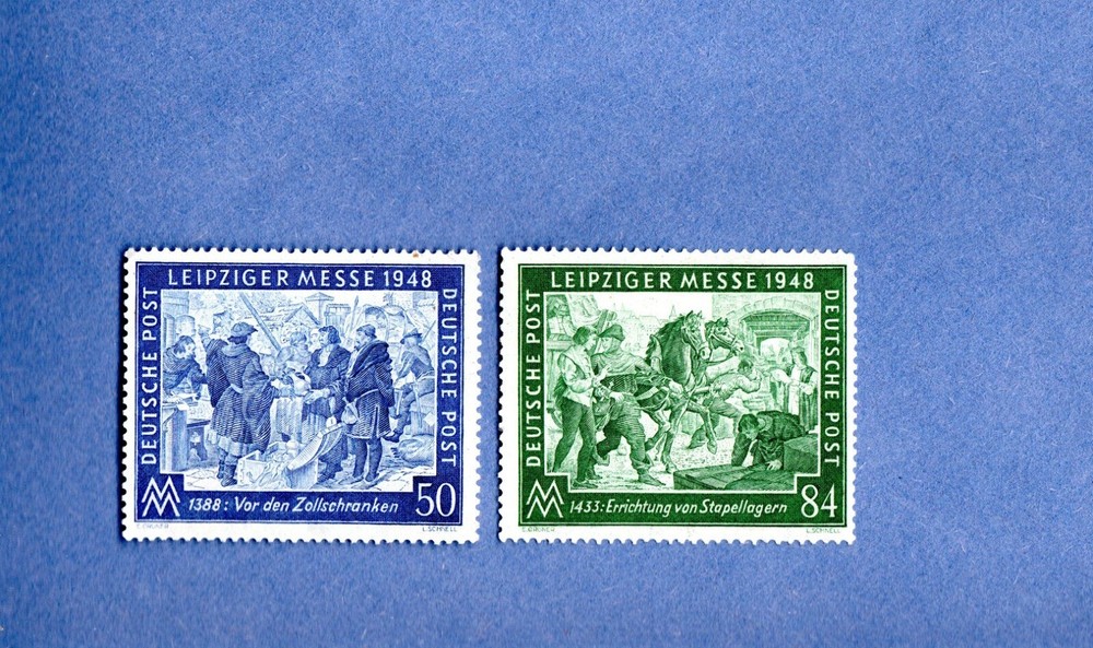 germany 2 1948 postage stamps