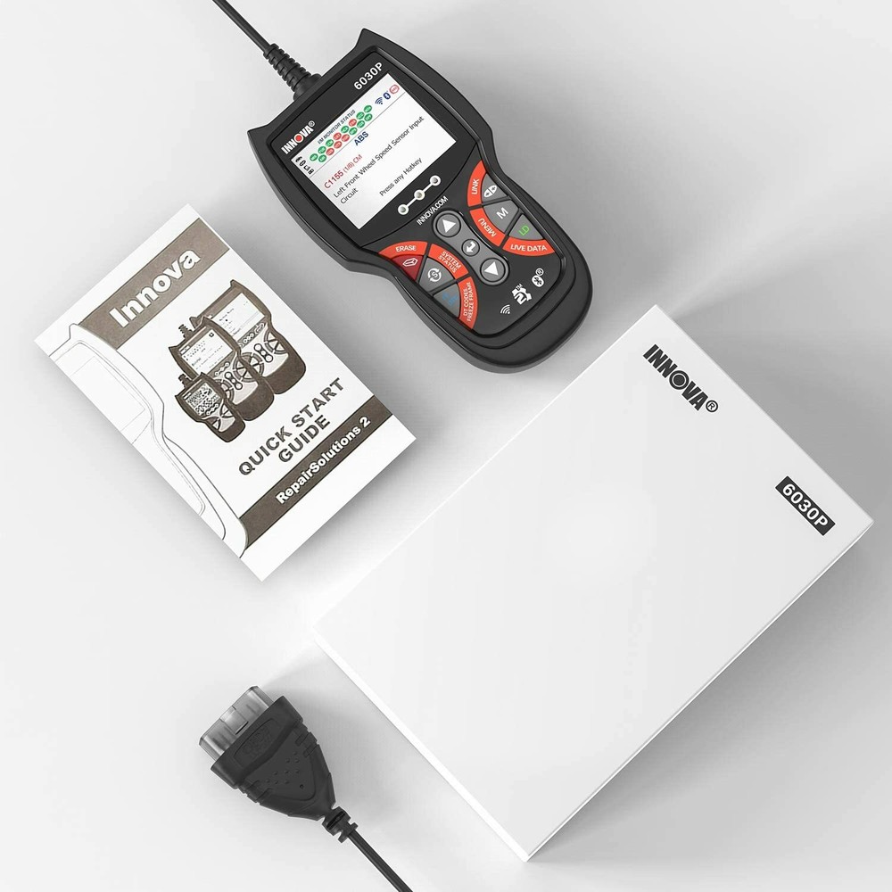 INNOVA Scanner OBD2 Car Code Reader ABS Engine Battery Diagnostic Tool Liva Data