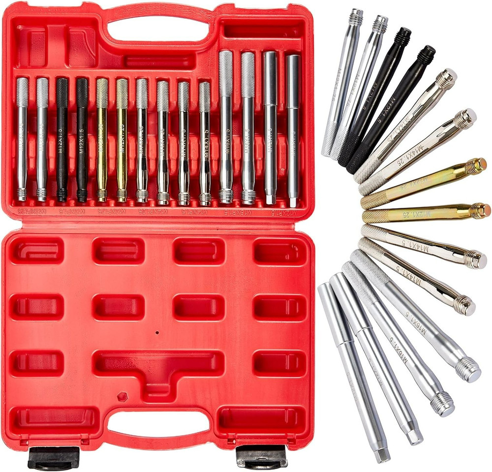 14Pcs Wheel Hanger Alignment Pin Guide Tool Master Set Wheel Stud Pilot Pin Kit