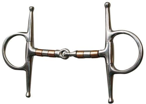 Showman Stainless Steel Full Cheek Snaffle Bit