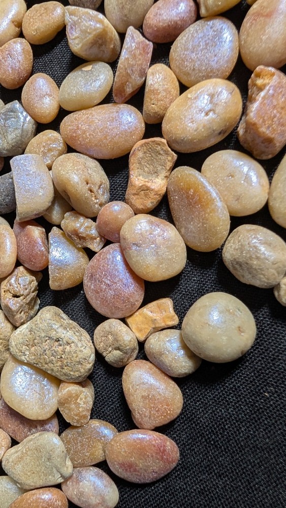 Narmada River polished mixed river pebbles over 100 pieces