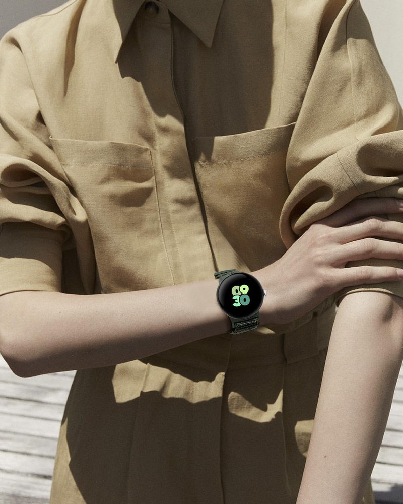 Adjustable Loop Nylon Straps for Google Pixel Watch 41mm - 2 Pack