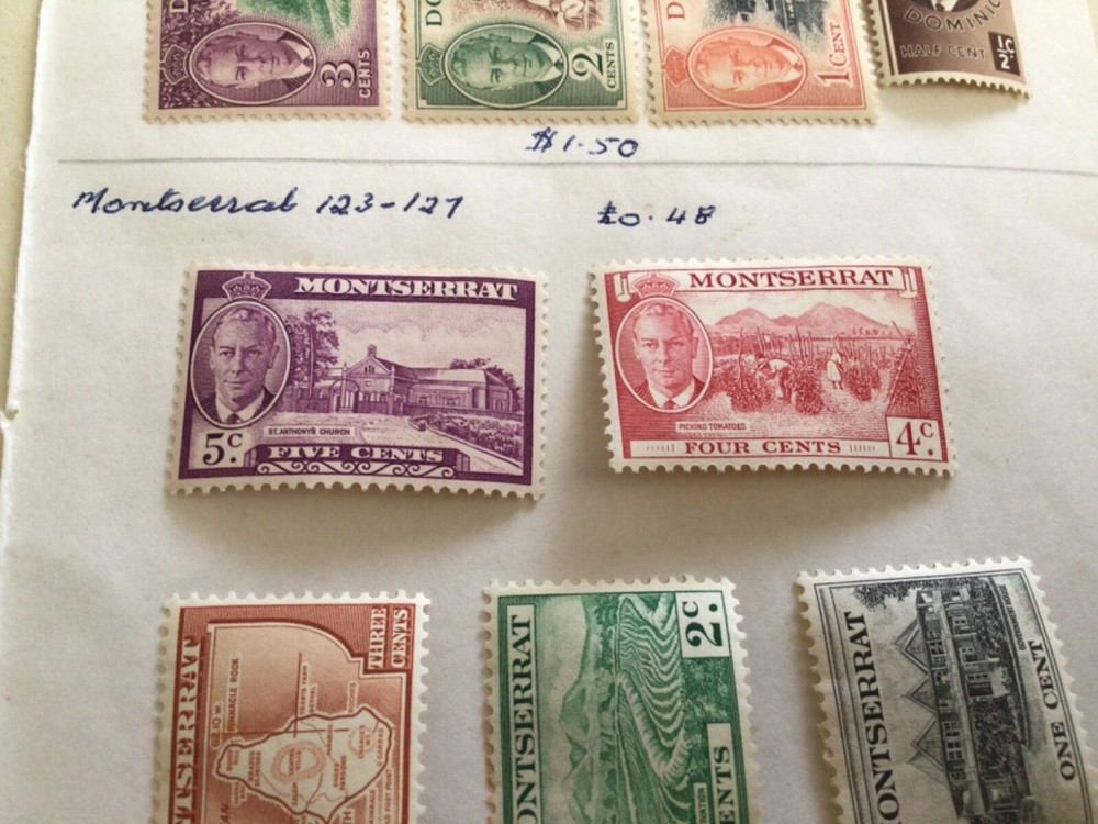Commonwealth mounted mint stamps A13320