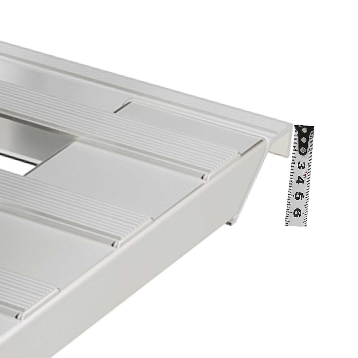 Pair For 60''X15" Aluminum Ramps 6800 LBS Truck Car Auto Trailer Ramps Hook End