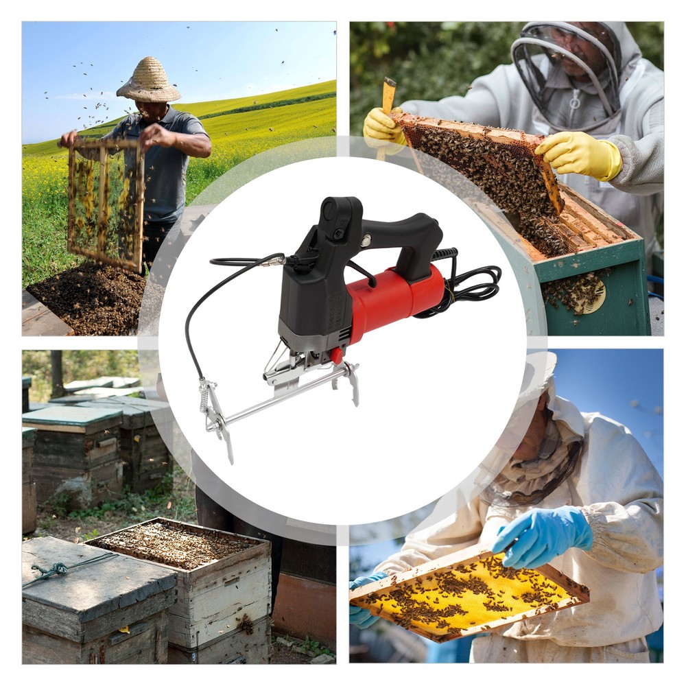 Portable Electric Bee Shaker, Handheld Beehive Frame Shaking Machine Bee Remover