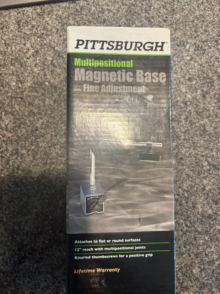 Pittsburgh Multipositional Magnetic Base w/Fine Adjustment