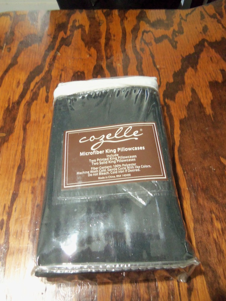 Cozelle Microfiber King Pillow Cases - 2 Pair
