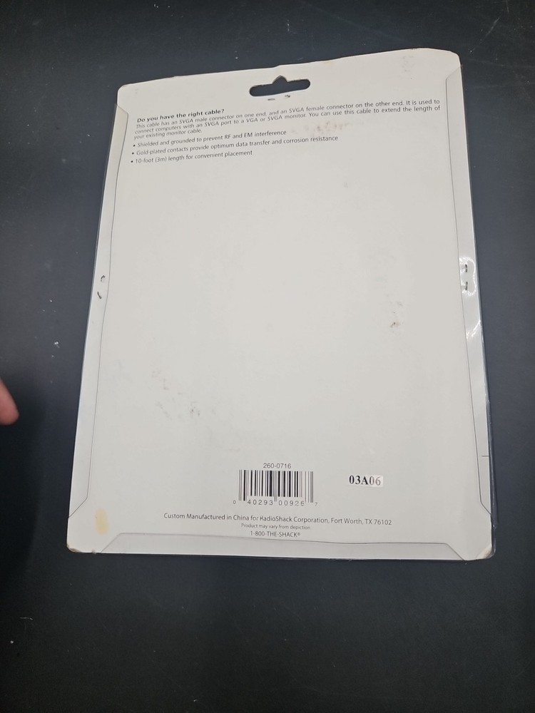 Monitor Cable 10 Feet