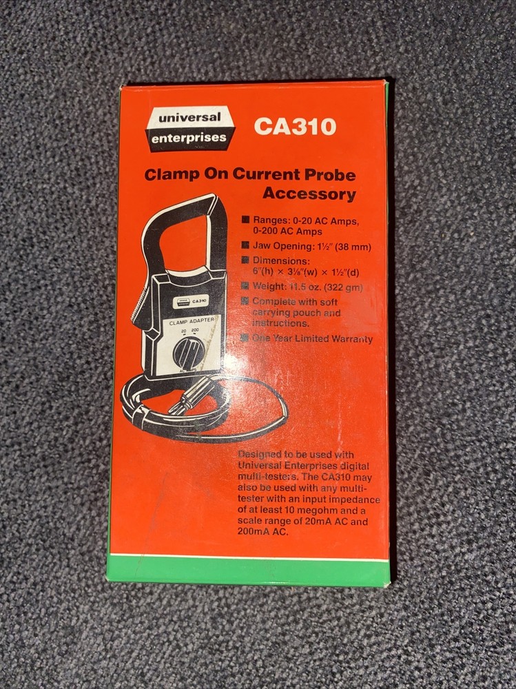 Universal Enterprises CA310 Clamp-on AC/DC Current Probe