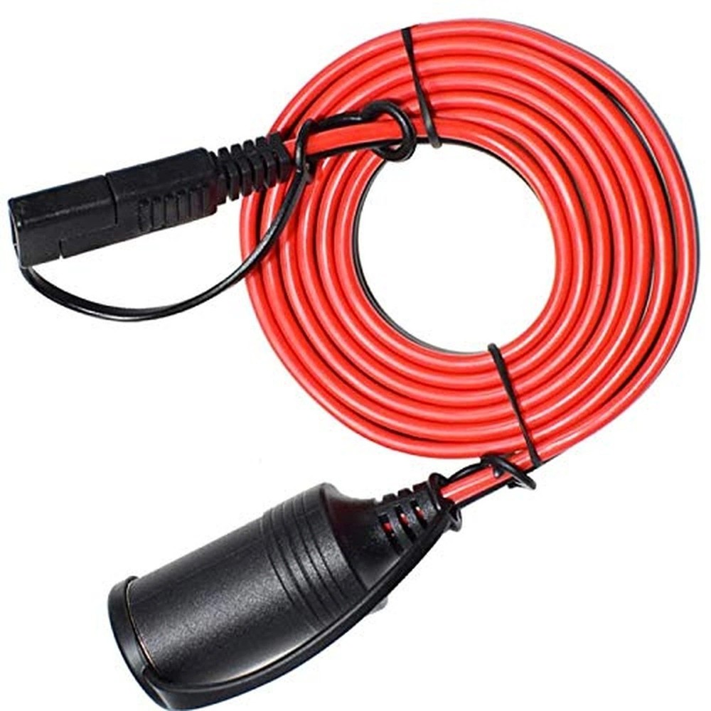 SAE to 12V Female Cigarette Lighter Socket Adapter Cable, with SAE 2 Pin Quick