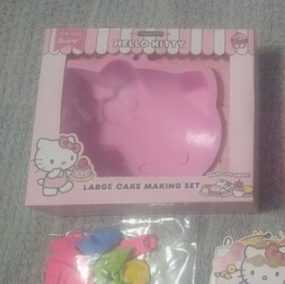 Hello Kitty  Party Decor,Silicon Cake Pan Set