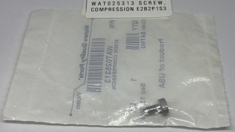 Waters WAT025313 SCREW, COMPRESSION E2B2P1S3 Offers Reviewed