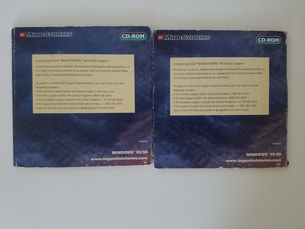 Lego Minstorm Robotics Invention System 1.5 Disc (2x)