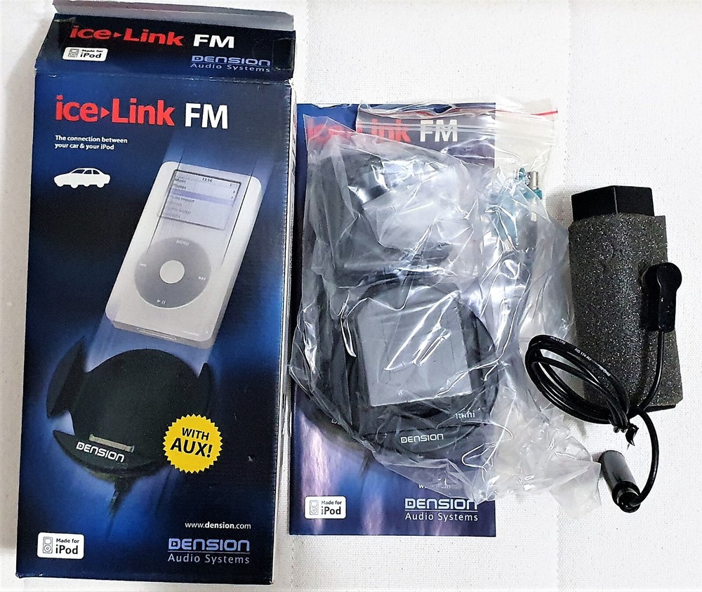 Dension 7137242 - Ice Link - Universal iPod Interface with FM Modulator.