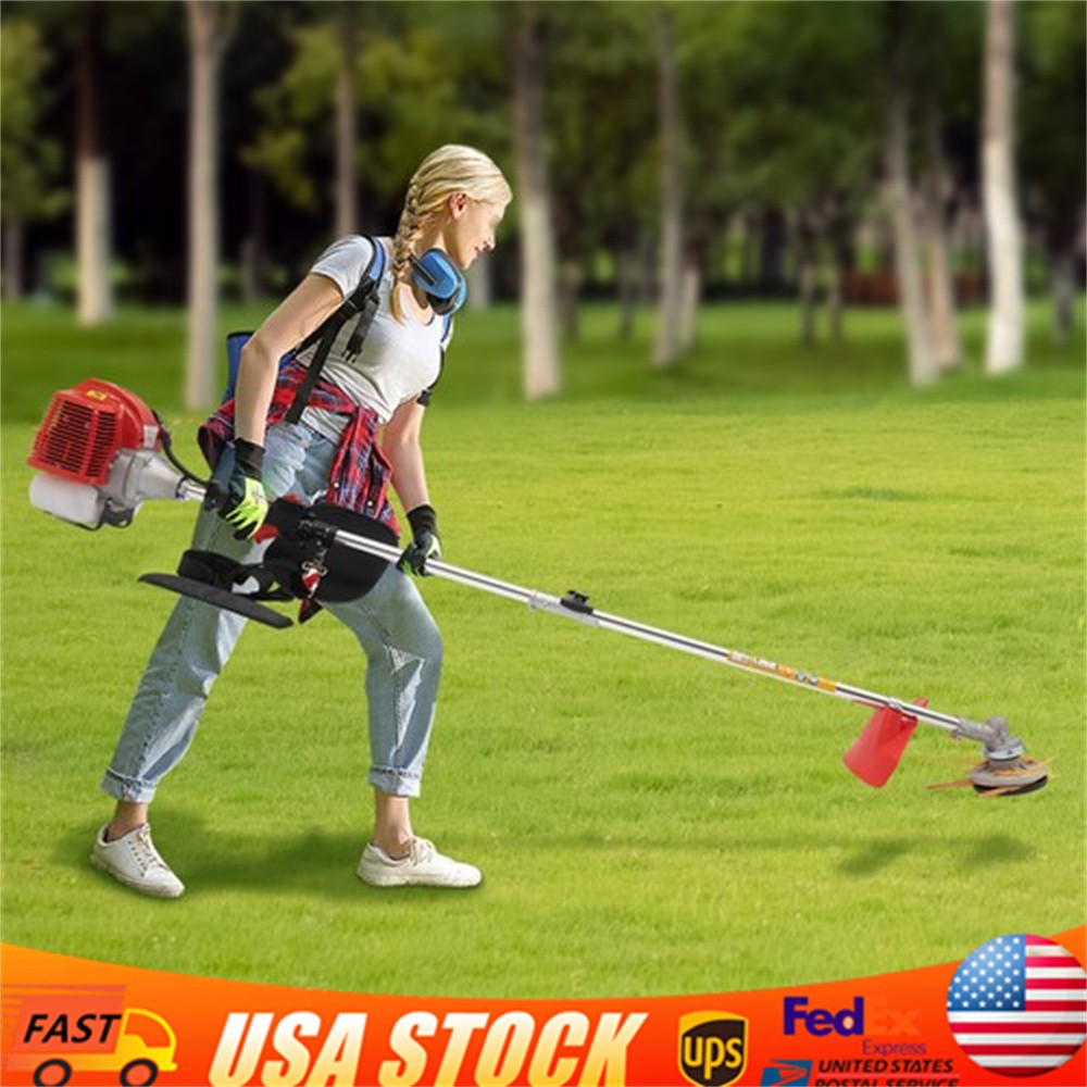 43cc 2-stroke Gasoline Engine String Trimmer Lawn Weed Wacker Single-cylinder
