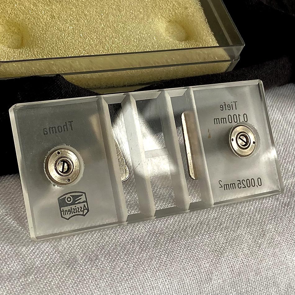 1960s West German Made Assistent Thoma Counting Slide Set