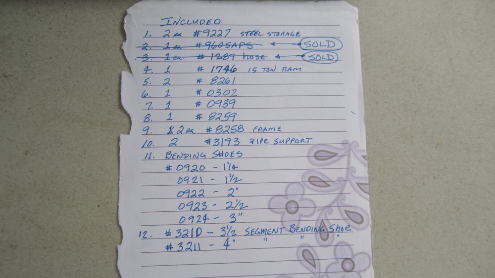 Greenlee 883 Hyd Bender