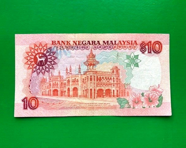 10 ringgit Malaysia 1989