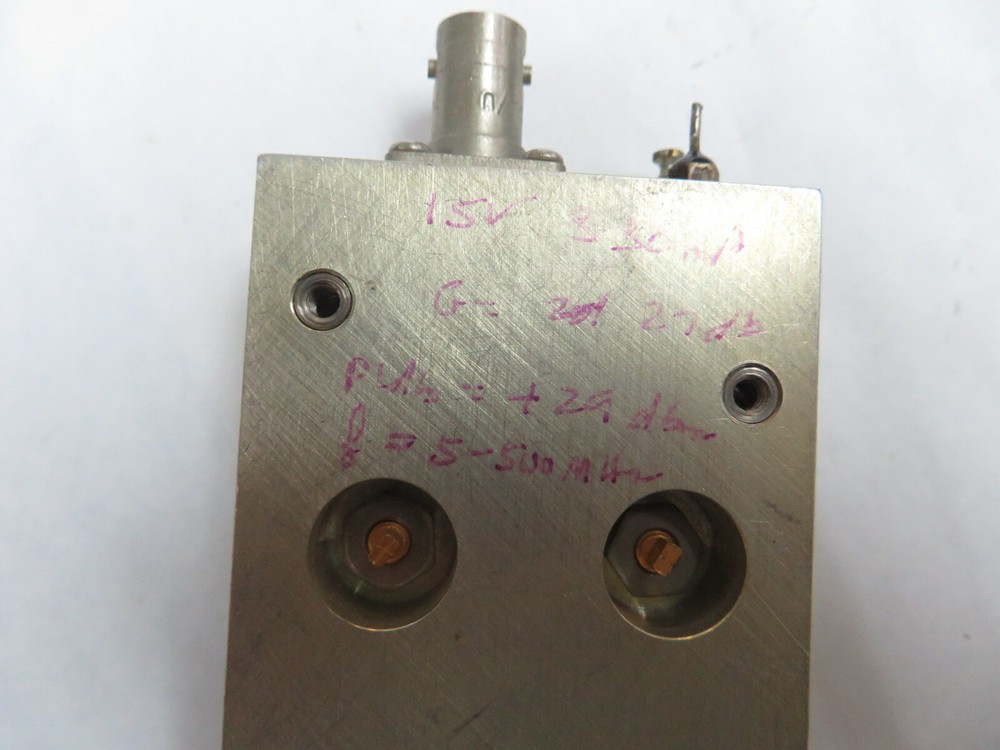 QBIT QB262 amplifier 5-500MHz 27db gain +29dbm output