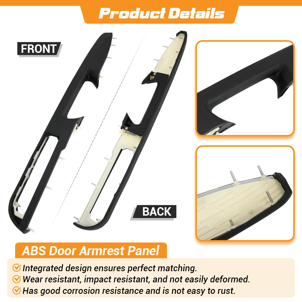 Driver Side Inner Door Pull Handle Armrest Repair for 2010-2014 Chevy GMC