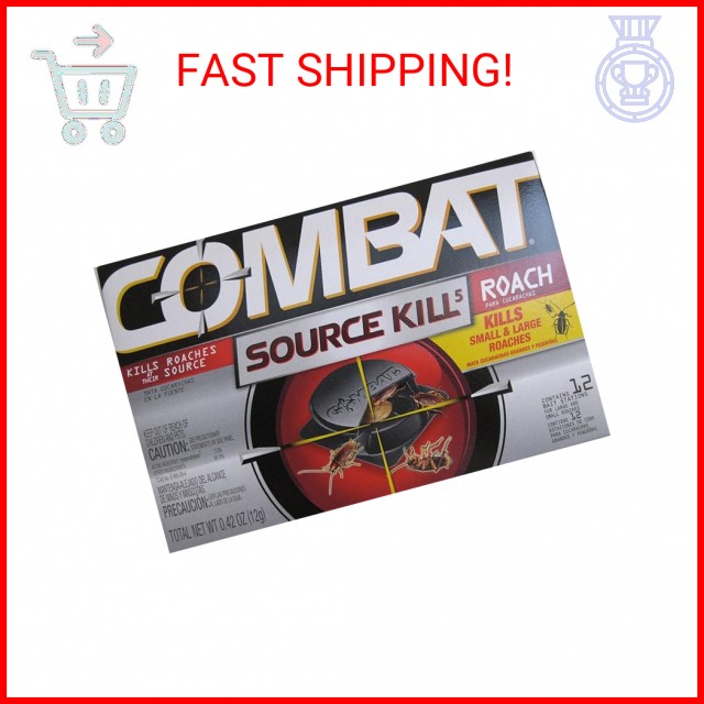 Combat Source Kill 5, Kills Small & Large Roaches at Their Source, Kills Roaches