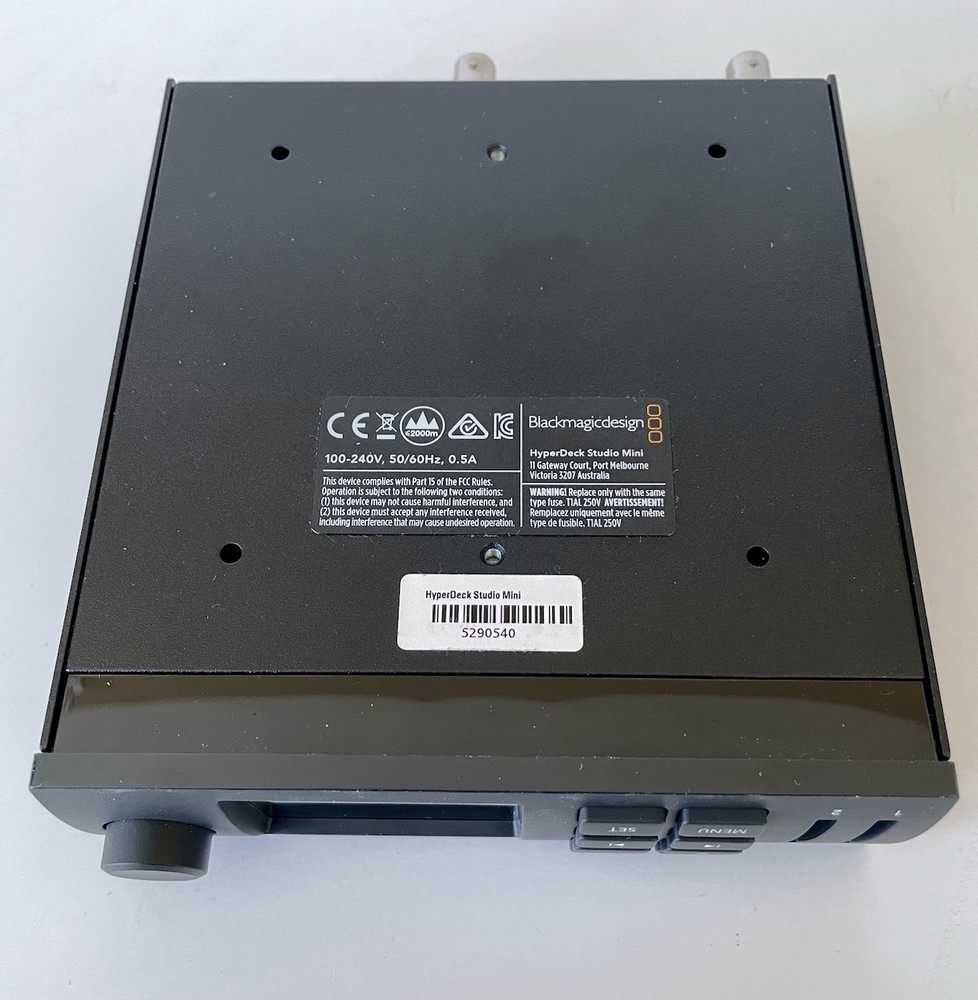 Blackmagic Design HyperDeck Studio Mini ULTRA HD 6G SDI (HYPERD/STM)