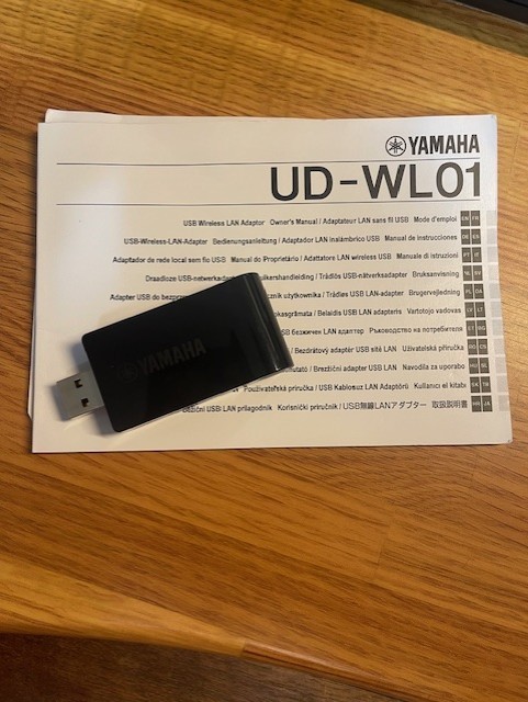 Yamaha UD-WL01 USB Wireless LAN Adapter, New Opened Box, Japan