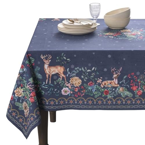 Table Cloth Rectangle Table 100% Cotton 60 x 108 Inches Fall Tablecloth