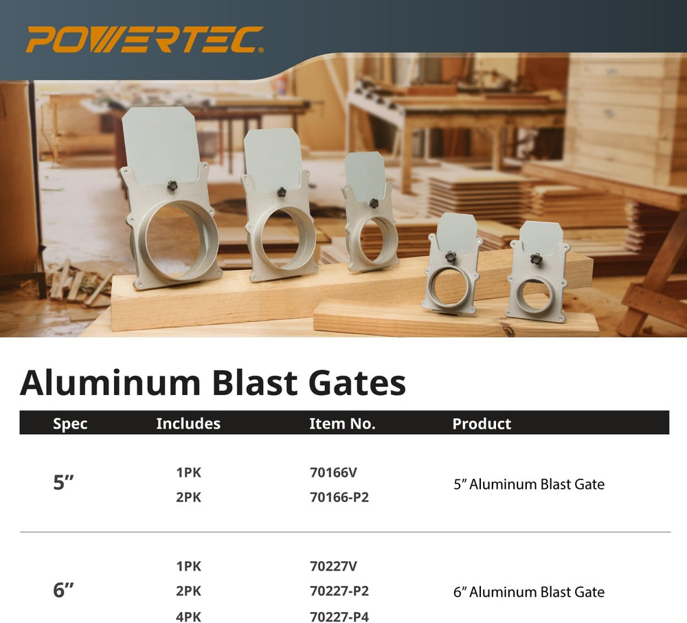 70165V 3-Inch Blast Gate, 1 PK